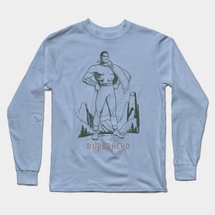 VINTAGE COMIC SUPERHERO Long Sleeve T-Shirt